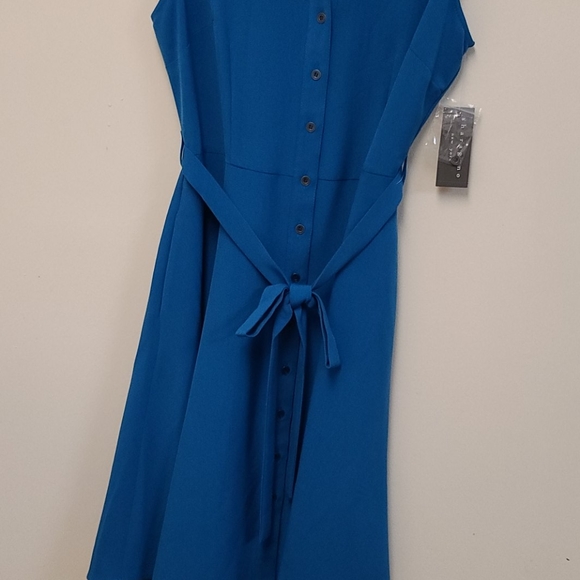 Blue Sharagano dress size 10 - Picture 3 of 3